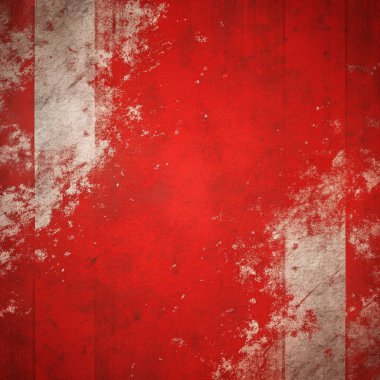 Grunge Kırmızı ve Beyaz Çizgili Görünüşlü Arka plan