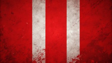Grunge Kırmızı ve Beyaz Çizgili Görünüşlü Arka plan