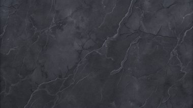 Doğal Çatlaklar ve Damarlar desenli koyu siyah mermer dokusu