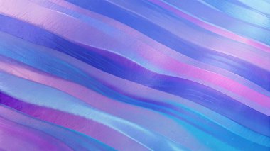 Mor ve Mavi Gradyan Tonlarda Soyut Parlak Fırça Vuruşları