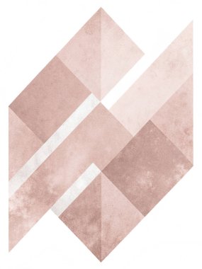 Üst üste binen Pastel Çizgileri ve Dokusu ile Geometrik Soyut Arkaplan