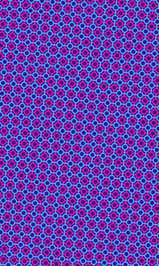 Üretken hesaplama sanatı çizimi ile soyut geometrik dikişsiz desen