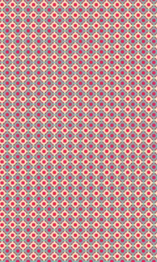 Geometrik şekilli kusursuz desen çizimi