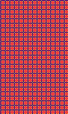 Soyut çapraz desenli üretken hesaplama sanatı çizimi