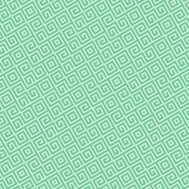 Geometrik yeşil desensiz