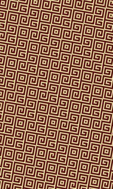 Dekoratif süs, vektör çizim ile Seamless Modeli