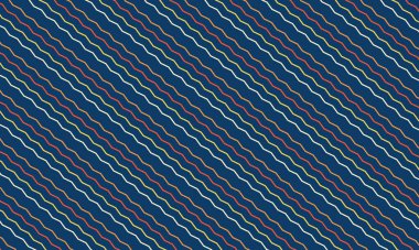 Vektör kesintisiz çizgili desen.