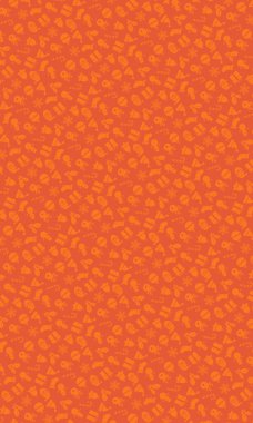 Yapraklar ve dallarla kusursuz desen. vektör illüstrasyonu.