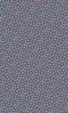 Şirin çiçeklerle kusursuz desen. Vektör illüstrasyonu