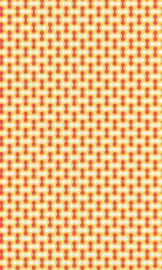 Soyut Geometrik Desen, üretken hesaplama sanatı çizimi