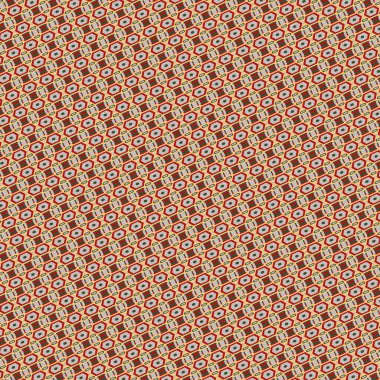 Geometrik şekilli kusursuz desen vektör çizimi