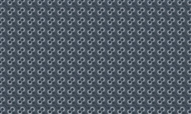 Modern bir soyut tasarım oluşturan dairesel desen üst üste biniyor..