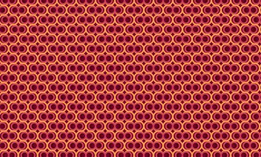 Modern bir soyut tasarım oluşturan dairesel desen üst üste biniyor..