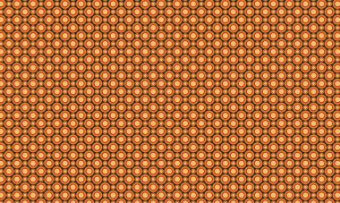 Oyuncu ve simetrik düzende katmanlı eşmerkezli daireler içeren cesur, pürüzsüz tasarım..