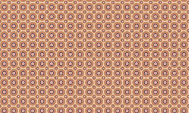 Oyuncu ve simetrik düzende katmanlı eşmerkezli daireler içeren cesur, pürüzsüz tasarım..