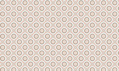 Oyuncu ve simetrik düzende katmanlı eşmerkezli daireler içeren cesur, pürüzsüz tasarım..