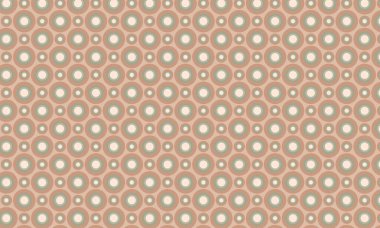 Oyuncu ve simetrik düzende katmanlı eşmerkezli daireler içeren cesur, pürüzsüz tasarım..