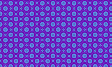 Oyuncu ve simetrik düzende katmanlı eşmerkezli daireler içeren cesur, pürüzsüz tasarım..