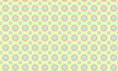 Oyuncu ve simetrik düzende katmanlı eşmerkezli daireler içeren cesur, pürüzsüz tasarım..