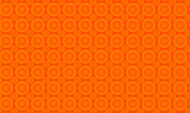 Oyuncu ve simetrik düzende katmanlı eşmerkezli daireler içeren cesur, pürüzsüz tasarım..