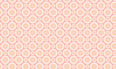 Oyuncu ve simetrik düzende katmanlı eşmerkezli daireler içeren cesur, pürüzsüz tasarım..