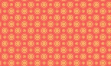 Oyuncu ve simetrik düzende katmanlı eşmerkezli daireler içeren cesur, pürüzsüz tasarım..