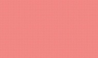 Yapılandırılmış ve asgari geometrik tarzda doğrusal şebekeler tarafından oluşturulan küp benzeri desen tekrarlanıyor.