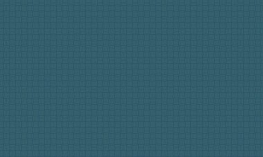 Yapılandırılmış ve asgari geometrik tarzda doğrusal şebekeler tarafından oluşturulan küp benzeri desen tekrarlanıyor.