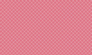 Yapılandırılmış ve asgari geometrik tarzda doğrusal şebekeler tarafından oluşturulan küp benzeri desen tekrarlanıyor.