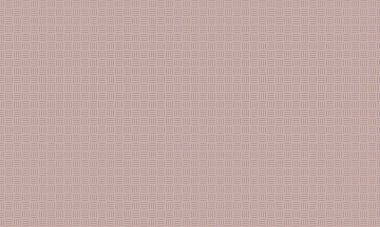 Yapılandırılmış ve asgari geometrik tarzda doğrusal şebekeler tarafından oluşturulan küp benzeri desen tekrarlanıyor.