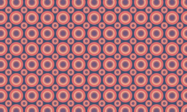 Oyuncu ve simetrik düzende katmanlı eşmerkezli daireler içeren cesur, pürüzsüz tasarım..