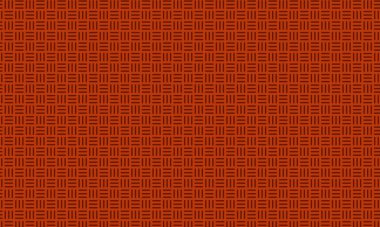 Doğrusal simetri ve yapısal yineleme ile küp esinlenilmiş ızgara düzeni içeren geometrik dikişsiz desen.