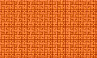 Yuvarlak kare şekilli soyut ızgara deseni yapılandırılmış bir düzende küp benzeri bir labirent etkisi yaratır.