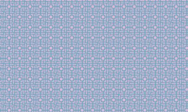 Yuvarlak kare şekilli soyut ızgara deseni yapılandırılmış bir düzende küp benzeri bir labirent etkisi yaratır.