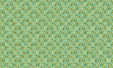 Yuvarlak kare şekilli soyut ızgara deseni yapılandırılmış bir düzende küp benzeri bir labirent etkisi yaratır.