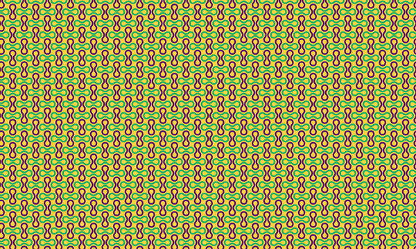  Abstract double bubble pattern with repeating curved lines in a symmetrical, seamless layout for modern design use.