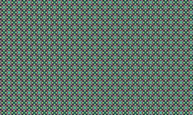 Kusursuz, hipnotik bir düzende, soyut görsel efektli dalgalı çizgiler içeren gözler esinlenmiş desen tekrarlanıyor..