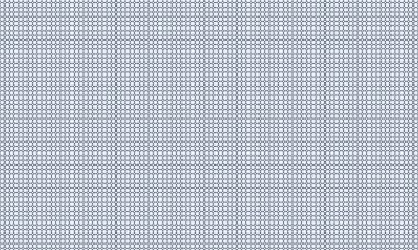 Birbirine kenetlenmiş dairesel şekillerden oluşan ve simetrik ve pürüzsüz bir düzende taç yaprağı benzeri motifler oluşturan çiçek deseni tekrarlanıyor.