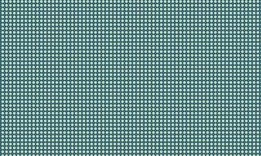 Birbirine kenetlenmiş dairesel şekillerden oluşan ve simetrik ve pürüzsüz bir düzende taç yaprağı benzeri motifler oluşturan çiçek deseni tekrarlanıyor.