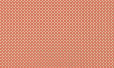 Birbirine kenetlenmiş dairesel şekillerden oluşan ve simetrik ve pürüzsüz bir düzende taç yaprağı benzeri motifler oluşturan çiçek deseni tekrarlanıyor.