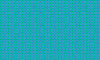 Alternatif taç yaprağı patlamaları ve simetrik bir düzende dizilmiş dört yapraklı çiçek unsurları içeren dekoratif, pürüzsüz çiçek deseni..