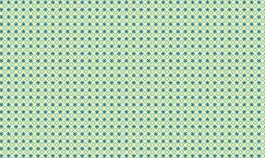 Alternatif taç yaprağı patlamaları ve simetrik bir düzende dizilmiş dört yapraklı çiçek unsurları içeren dekoratif, pürüzsüz çiçek deseni..