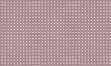 Alternatif taç yaprağı patlamaları ve simetrik bir düzende dizilmiş dört yapraklı çiçek unsurları içeren dekoratif, pürüzsüz çiçek deseni..