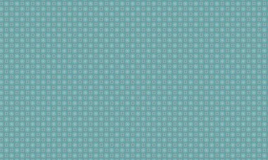 Alternatif taç yaprağı patlamaları ve simetrik bir düzende dizilmiş dört yapraklı çiçek unsurları içeren dekoratif, pürüzsüz çiçek deseni..