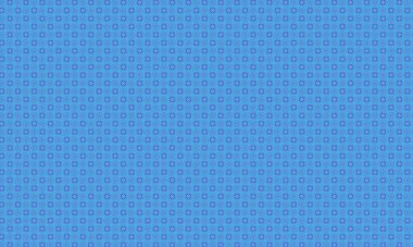 Alternatif taç yaprağı patlamaları ve simetrik bir düzende dizilmiş dört yapraklı çiçek unsurları içeren dekoratif, pürüzsüz çiçek deseni..