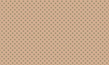 Alternatif taç yaprağı patlamaları ve simetrik bir düzende dizilmiş dört yapraklı çiçek unsurları içeren dekoratif, pürüzsüz çiçek deseni..