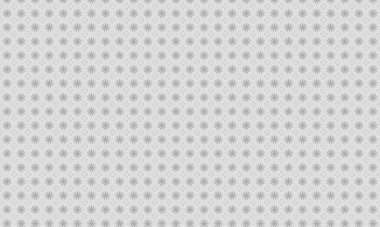 Alternatif taç yaprağı patlamaları ve simetrik bir düzende dizilmiş dört yapraklı çiçek unsurları içeren dekoratif, pürüzsüz çiçek deseni..