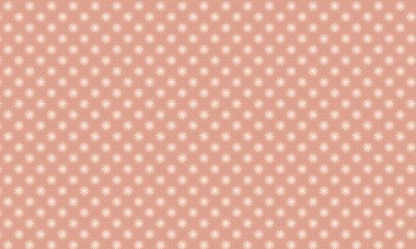 Alternatif taç yaprağı patlamaları ve simetrik bir düzende dizilmiş dört yapraklı çiçek unsurları içeren dekoratif, pürüzsüz çiçek deseni..