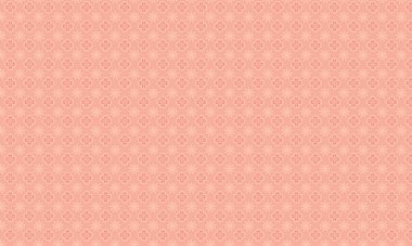 Alternatif taç yaprağı patlamaları ve simetrik bir düzende dizilmiş dört yapraklı çiçek unsurları içeren dekoratif, pürüzsüz çiçek deseni..