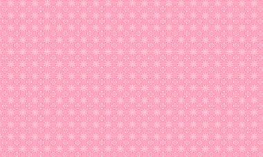 Alternatif taç yaprağı patlamaları ve simetrik bir düzende dizilmiş dört yapraklı çiçek unsurları içeren dekoratif, pürüzsüz çiçek deseni..